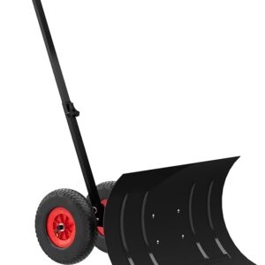 Schneeschaufel mit Rädern,Große Schneeschieber